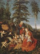 Rest on the Flight to Egypt (mk08) CRANACH, Lucas the Elder